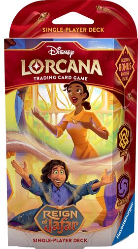 Disney Lorcana Reign of Jafar Starter Deck Tiana and Bruno
